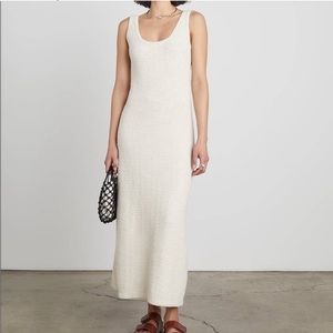 Who What Wear Carly Basketweave Knit Maxi Dress